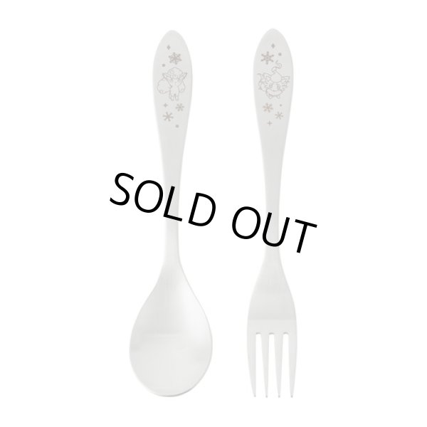 Photo1: Pokemon Center 2024 Snowy Gathering Spoon & Fork Stainless (1)