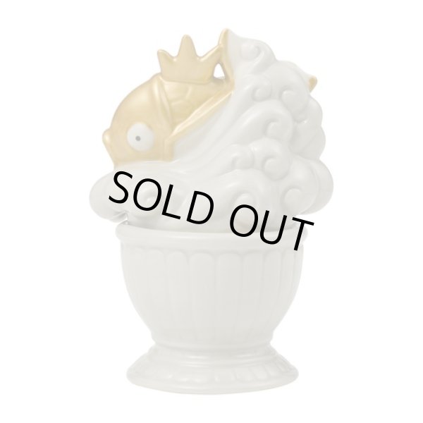 Photo4: Pokemon Center 2024 Ceramics Golden Magikarp Statue Canister (4)