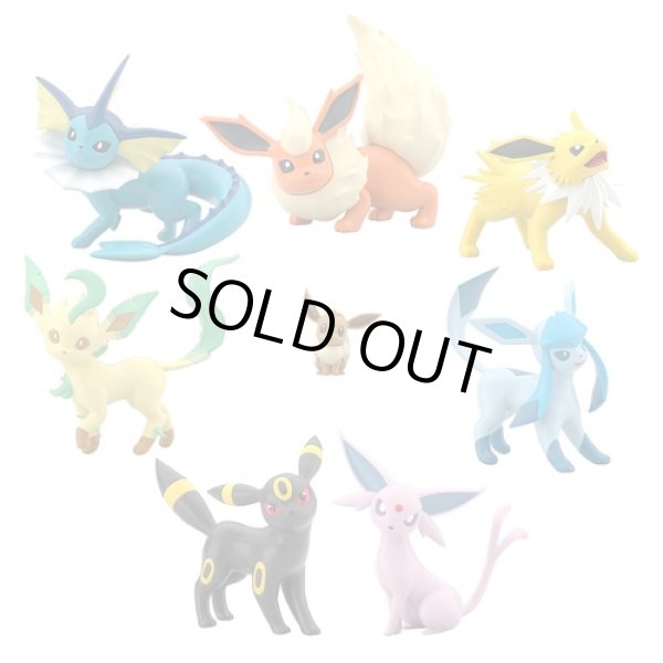 Photo3: BANDAI POKEMON SCALE WORLD Paldea edition "Eevee Evolution Set" 1/20 Figure (3)