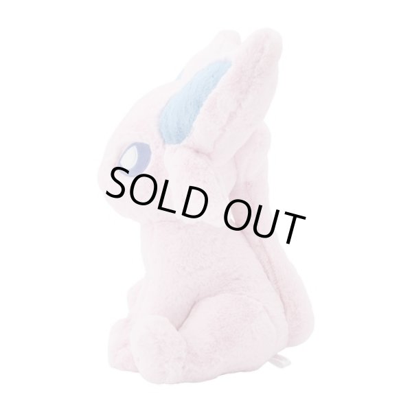 Photo3: Pokemon Center 2025 FUWA-FUWA Fluffy Plush doll Espeon (3)