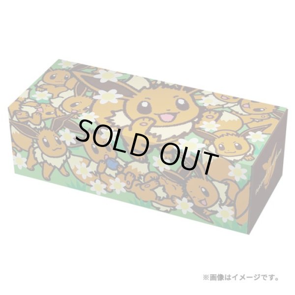 Photo1: Pokemon Center Original Card Game Long card box Eevee Large Gathering (1)