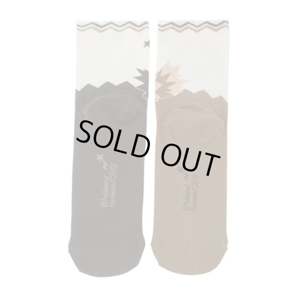 Photo2: Pokemon Center 2025 Similar Companions Socks for Women 23 - 25 cm 1 Pair Zigzagoon (2)