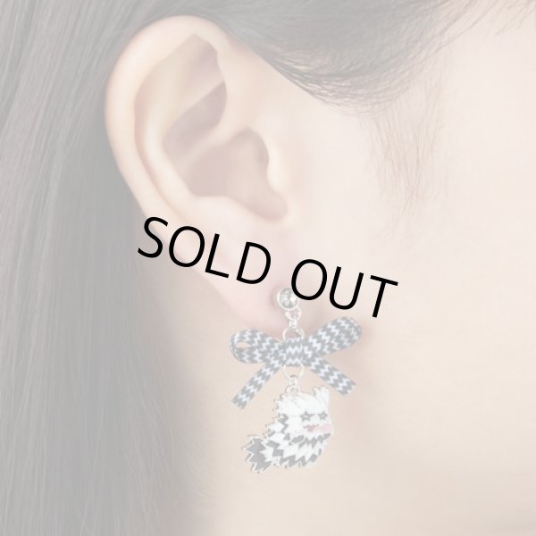 Photo5: Pokemon Center 2025 Similar Companions Pierced Earrings Zigzagoon (5)