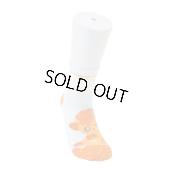 Photo3: Pokemon Center 2025 Similar Companions Socks for Women 23 - 25 cm 1 Pair Vulpix (3)