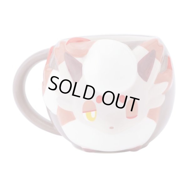 Photo1: Pokemon Center 2025 Similar Companions Porcelain Mug Hisuian Zorua ver. (1)