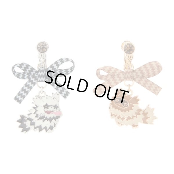 Photo1: Pokemon Center 2025 Similar Companions Clips Earrings Zigzagoon (1)