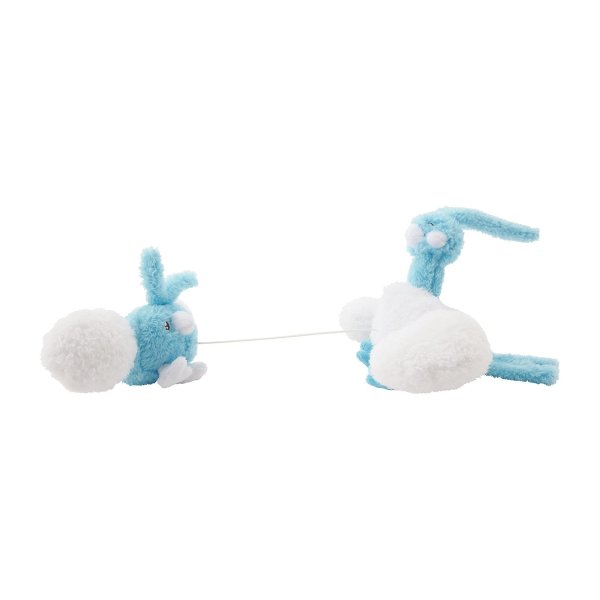 Photo4: Pokemon Center 2025 Buru Buru Mugyu! Don't Cry String Hugging Plush doll Swablu & Altaria (4)