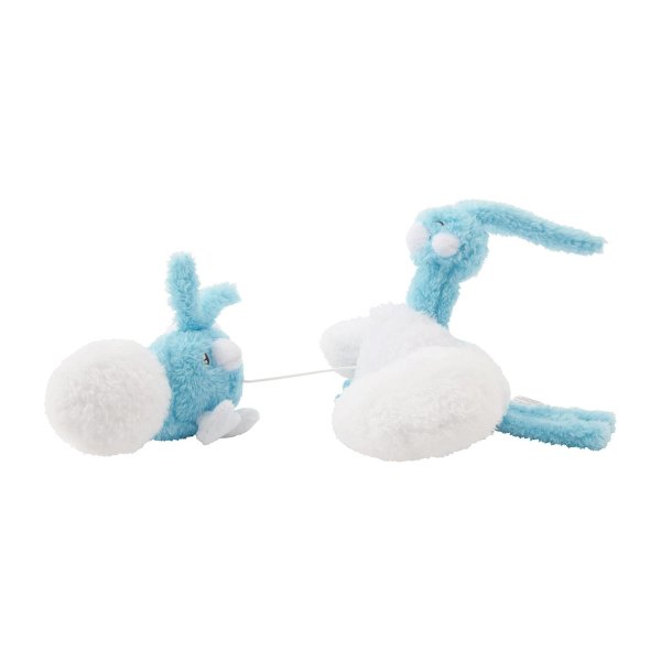 Photo5: Pokemon Center 2025 Buru Buru Mugyu! Don't Cry String Hugging Plush doll Swablu & Altaria (5)