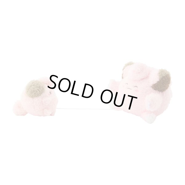 Photo4: Pokemon Center 2025 Buru Buru Mugyu! Don't Cry String Hugging Plush doll Cleffa & Clefairy (4)