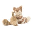 Photo2: Pokemon Center 2025 Buru Buru Mugyu! Don't Cry String Hugging Plush doll Sentret & Furret (2)