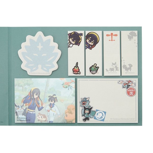 Photo4: Pokemon Center 2024 POKEMON TRAINERS KIMITAKA NO SATO Sticky note (4)