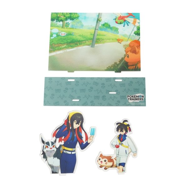 Photo3: Pokemon Center 2024 POKEMON TRAINERS KIMITAKA NO SATO Acrylic Stand (3)