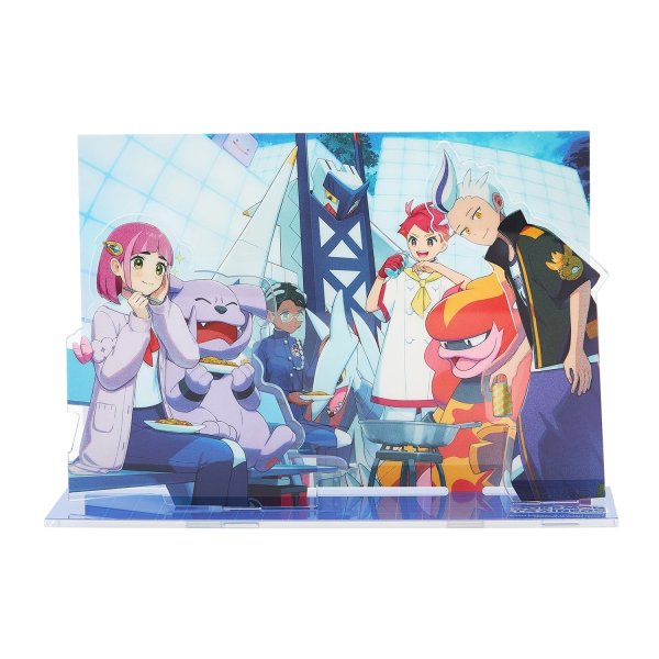 Photo1: Pokemon Center 2024 POKEMON TRAINERS Blueberry Academy Acrylic Stand (1)