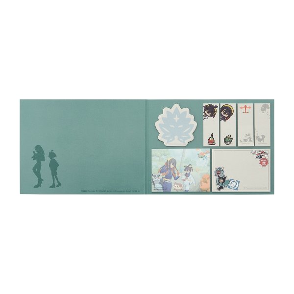 Photo3: Pokemon Center 2024 POKEMON TRAINERS KIMITAKA NO SATO Sticky note (3)