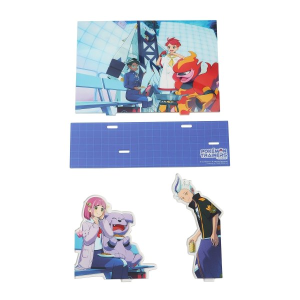 Photo3: Pokemon Center 2024 POKEMON TRAINERS Blueberry Academy Acrylic Stand (3)