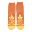 Photo1: Pokemon Center 2024 Socks for Women 23 - 25 cm 1 Pair Fluffy MOKOMOKO Torchic (1)