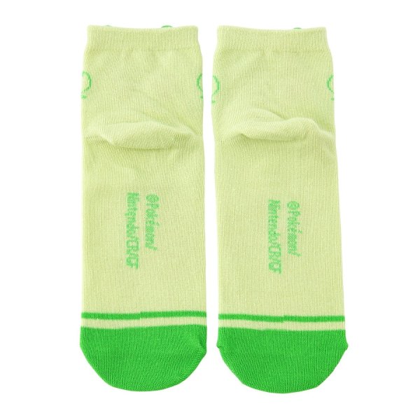 Photo2: Pokemon Center 2024 Socks with Ears for Women 23 - 25 cm 1 Pair Middle Sprigatito (2)
