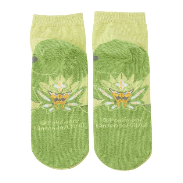 Photo2: Pokemon Center 2024 Socks for Women 23 - 25 cm 1 Pair Short Ogerpon (2)