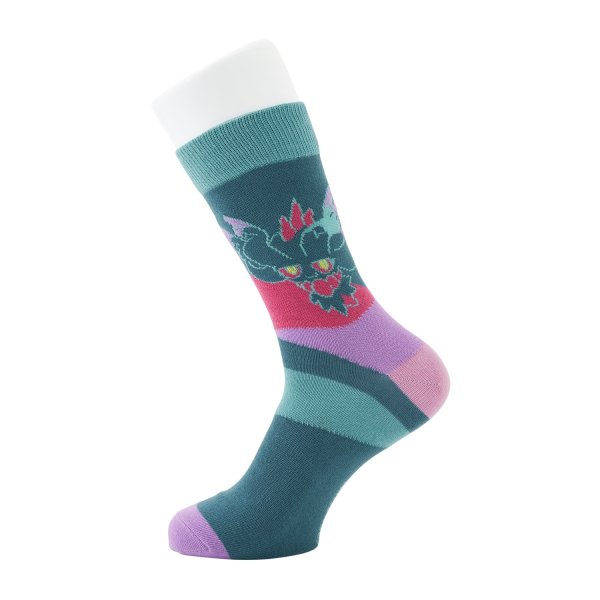 Photo2: Pokemon Center 2024 Socks for Women 23 - 25 cm 1 Pair Middle Misdreavus Flutter Mane (2)