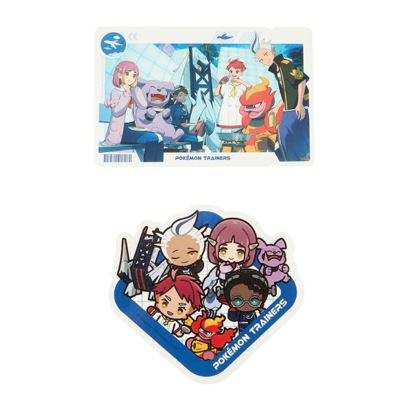 Photo1: Pokemon Center 2024 POKEMON TRAINERS Sticker Sheet 2 pc Blueberry Academy (1)