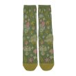 Photo1: Pokemon Center 2024 Socks for Women 23 - 25 cm 1 Pair Middle Botanical (1)