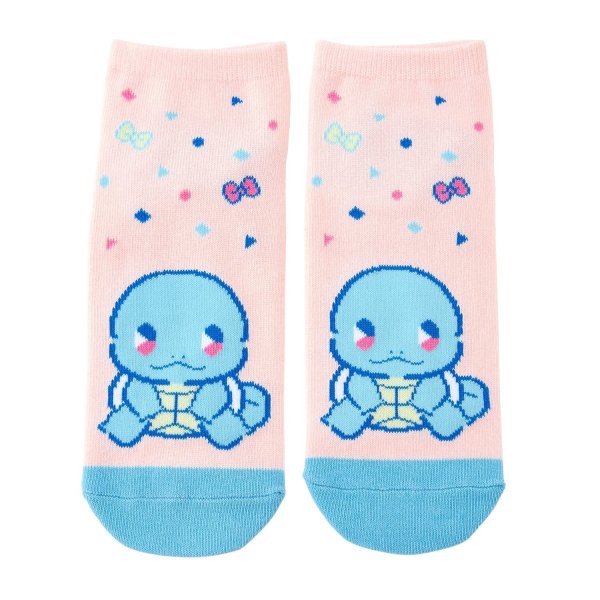 Photo1: Pokemon Center 2024 Socks for Women 23 - 25 cm 1 Pair Short SAIKO SODA Refresh Squirtle (1)