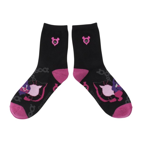 Photo1: Pokemon Center 2024 Socks for Women 23 - 25 cm 1 Pair Middle Pecharunt (1)