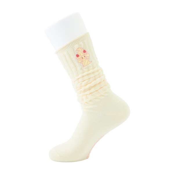 Photo1: Pokemon Center 2024 Slouch Socks for Women 23 - 25 cm 1 Pair Alcremie (1)