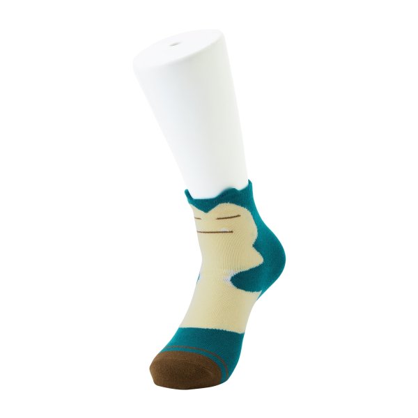 Photo3: Pokemon Center 2024 Socks with Ears for Women 23 - 25 cm 1 Pair Middle Snorlax (3)