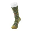 Photo3: Pokemon Center 2024 Socks for Women 23 - 25 cm 1 Pair Middle Botanical (3)