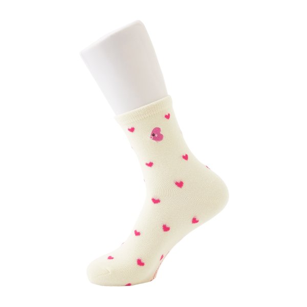 Photo2: Pokemon Center 2024 Socks for Women 23 - 25 cm 1 Pair Middle Luvdisc (2)