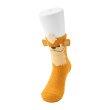 Photo3: Pokemon Center 2026 Socks for Women 23 - 25 cm 1 Pair Fluffy MOKOMOKO Growlithe (3)