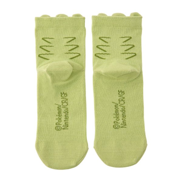 Photo2: Pokemon Center 2026 Socks with Ears for Women 23 - 25 cm 1 Pair Middle Tyranitar (2)