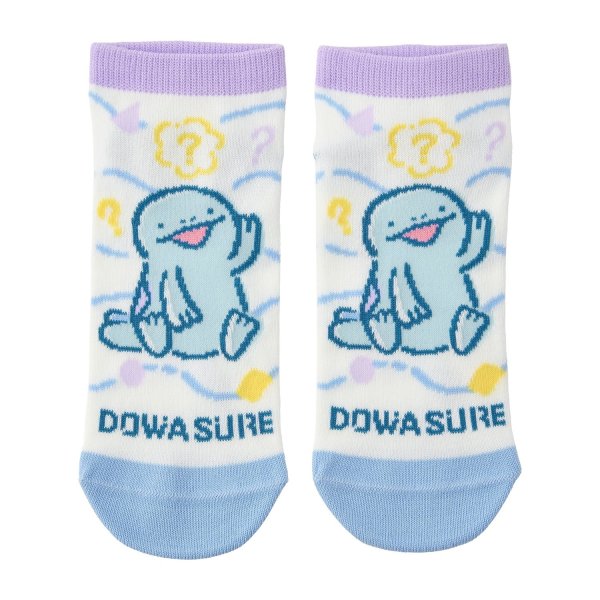 Photo1: Pokemon Center 2026 Socks for Women 23 - 25 cm 1 Pair Short DOWASURE Amnesia Quagsire (1)