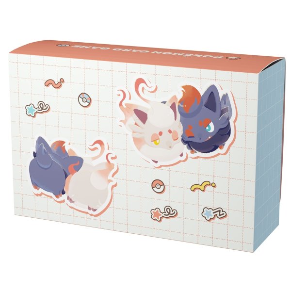 Photo2: Pokemon Center Original Card Game Double Flip deck case Similar Companions Zorua (2)