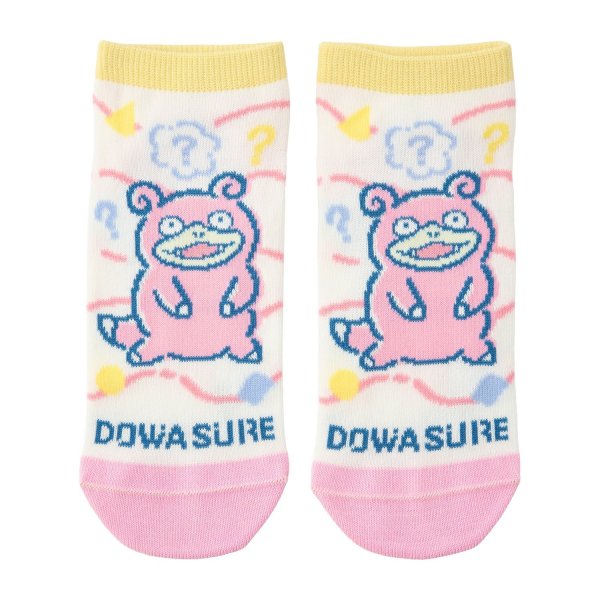 Photo1: Pokemon Center 2026 Socks for Women 23 - 25 cm 1 Pair Short DOWASURE Amnesia Slowpoke (1)