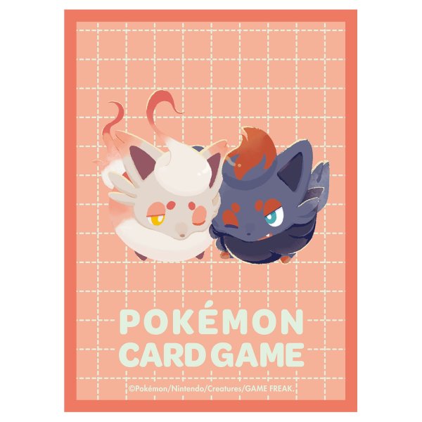 Photo2: Pokemon Center Original Card Game Sleeve Similar Companions Zorua 64 sleeves (2)