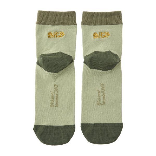 Photo2: Pokemon Center 2026 Socks for Women 23 - 25 cm 1 Pair Middle Game Dot Pikachu (2)