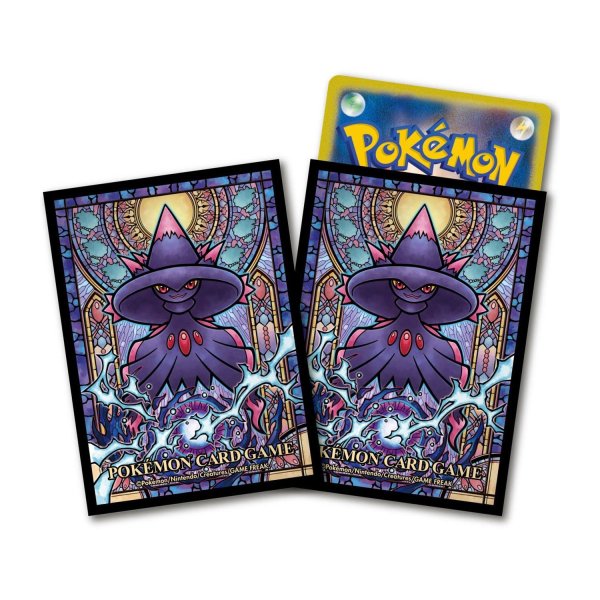 Photo1: Pokemon Center Original Card Game Sleeve Mismagius 64 sleeves (1)