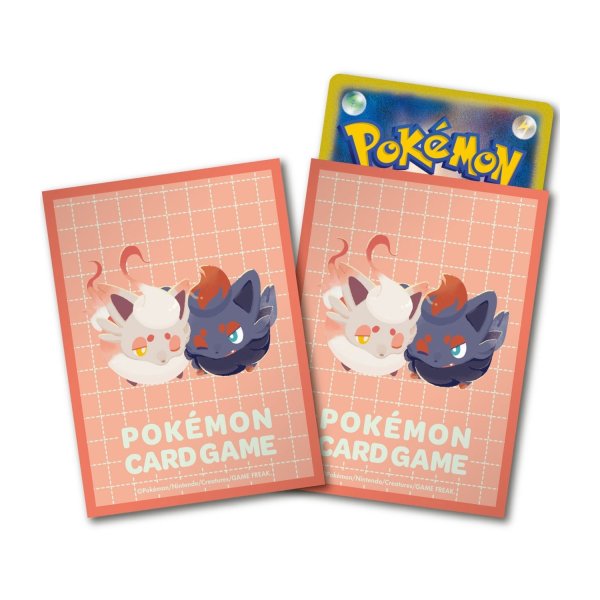 Photo1: Pokemon Center Original Card Game Sleeve Similar Companions Zorua 64 sleeves (1)