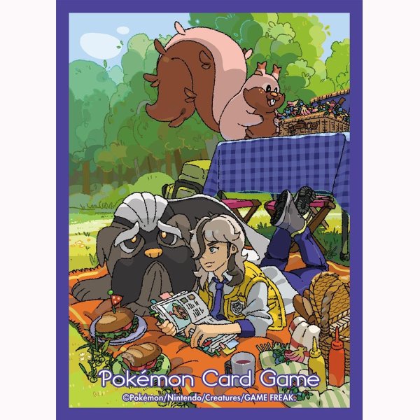 Photo2: Pokemon Center Original Card Game Sleeve Arven Mabosstiff 64 sleeves (2)