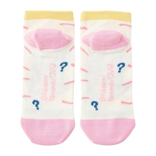 Photo2: Pokemon Center 2026 Socks for Women 23 - 25 cm 1 Pair Short DOWASURE Amnesia Slowpoke (2)