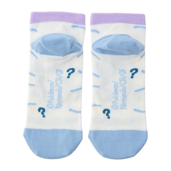 Photo2: Pokemon Center 2026 Socks for Women 23 - 25 cm 1 Pair Short DOWASURE Amnesia Quagsire (2)