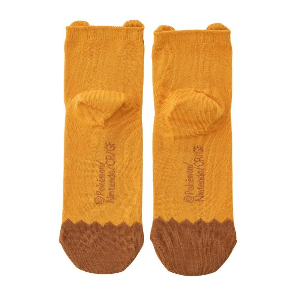 Photo2: Pokemon Center 2026 Socks with Ears for Women 23 - 25 cm 1 Pair Middle Vulpix (2)