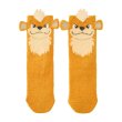 Photo1: Pokemon Center 2026 Socks for Women 23 - 25 cm 1 Pair Fluffy MOKOMOKO Growlithe (1)