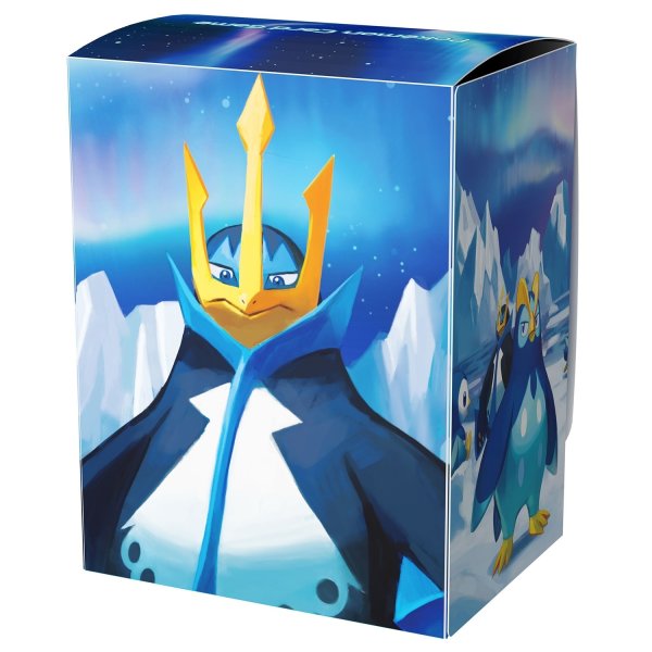 Photo2: Pokemon Center Original Card Game Flip deck case Piplup Prinplup Empoleon (2)