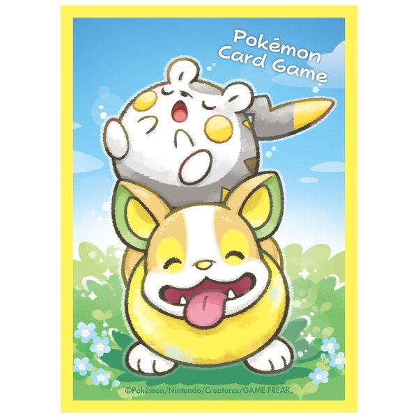 Photo2: Pokemon Center Original Card Game Sleeve Togedemaru & Yamper 64 sleeves (2)