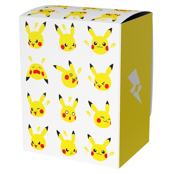 Photo2: Pokemon Center Original Card Game Flip deck case Pikachu and Thunder (2)