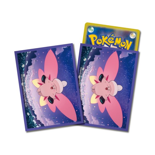 Photo1: Pokemon Center Original Card Game Sleeve Mega Clefable 64 sleeves (1)