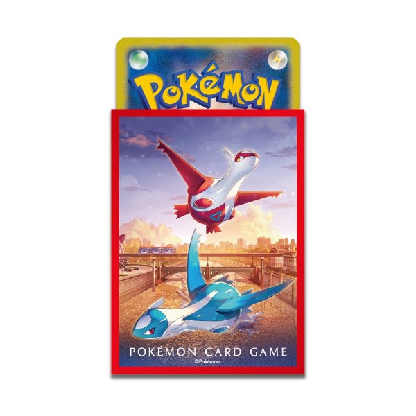 Photo2: Pokemon Center Original Card Game Sleeve Latias & Latios Assist Red 64 sleeves (2)